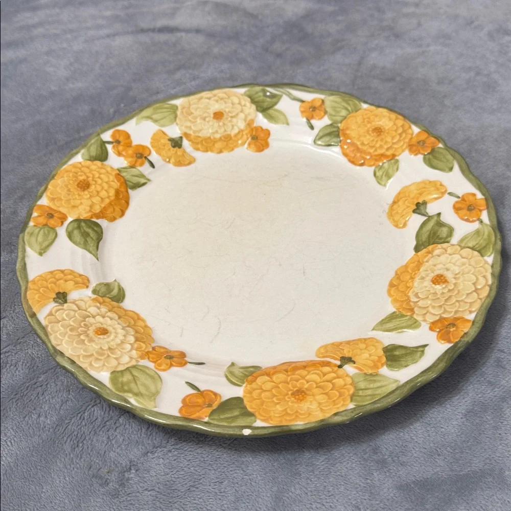 Vintage‎ Metlox Poppytrail Sculpted Zinnia 10.5